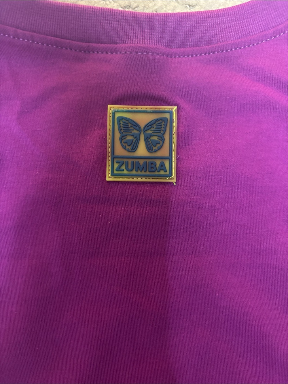 Zumba Fitness Tank NWT - Dance Breathe Repeat - Size L - Color: Wildflower - Picture 6 of 7